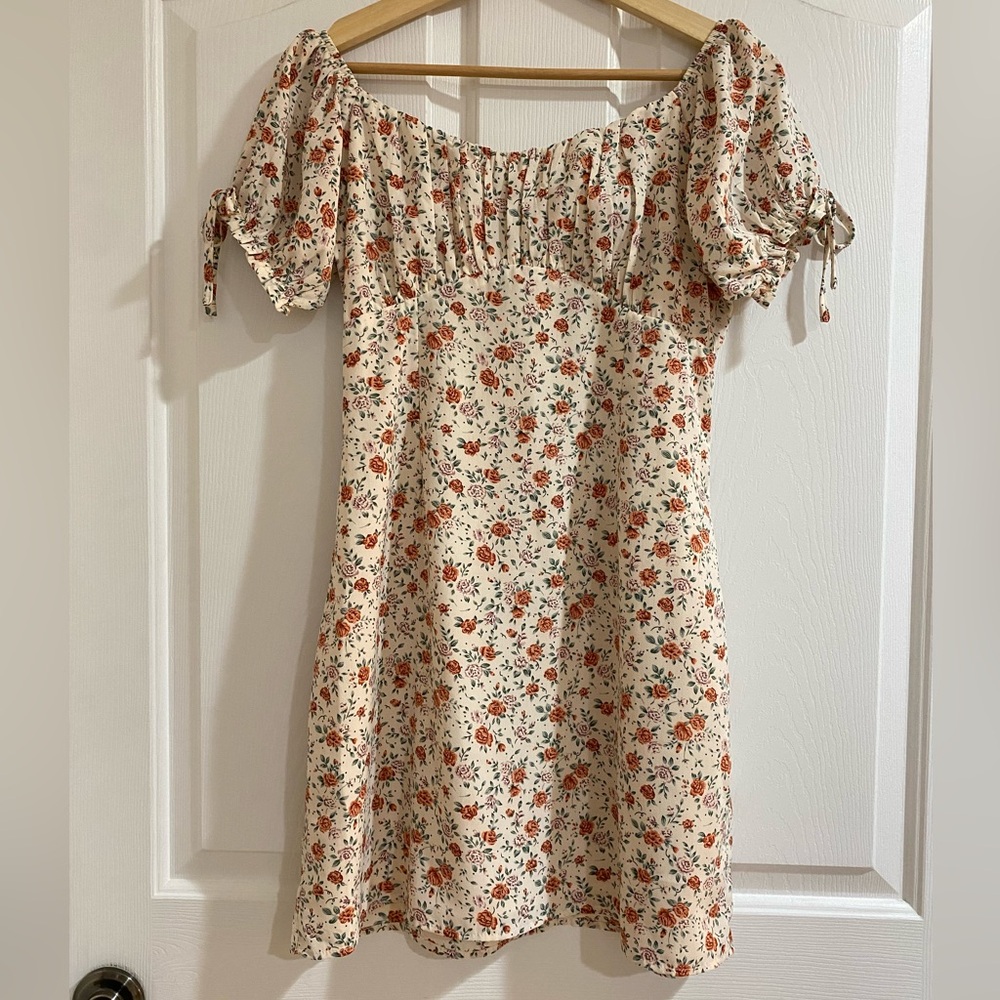 Floral Off-Shoulder Dress